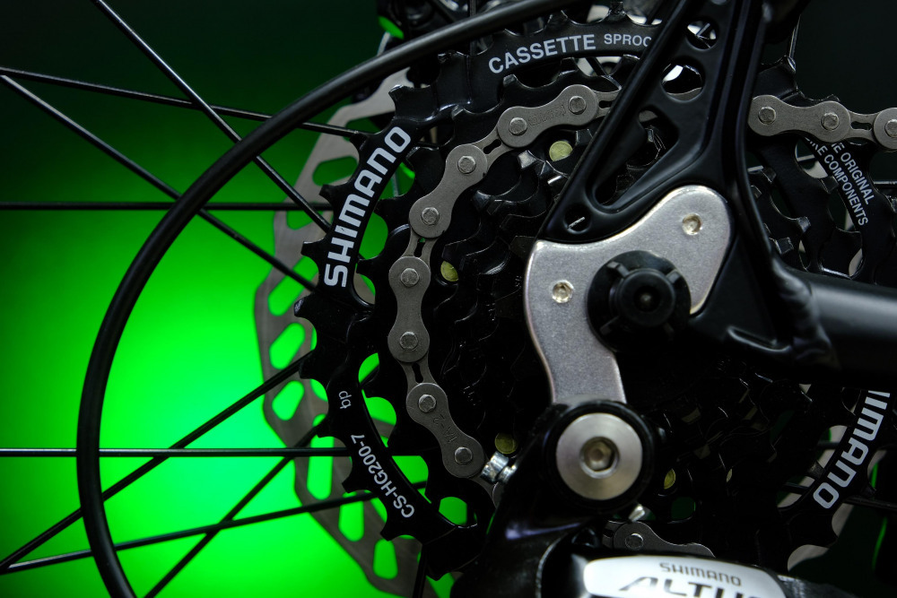 Lorak 2.0 Матовый Чёрный/Зелёный рама 17 (на рост 155-173) (27.5)