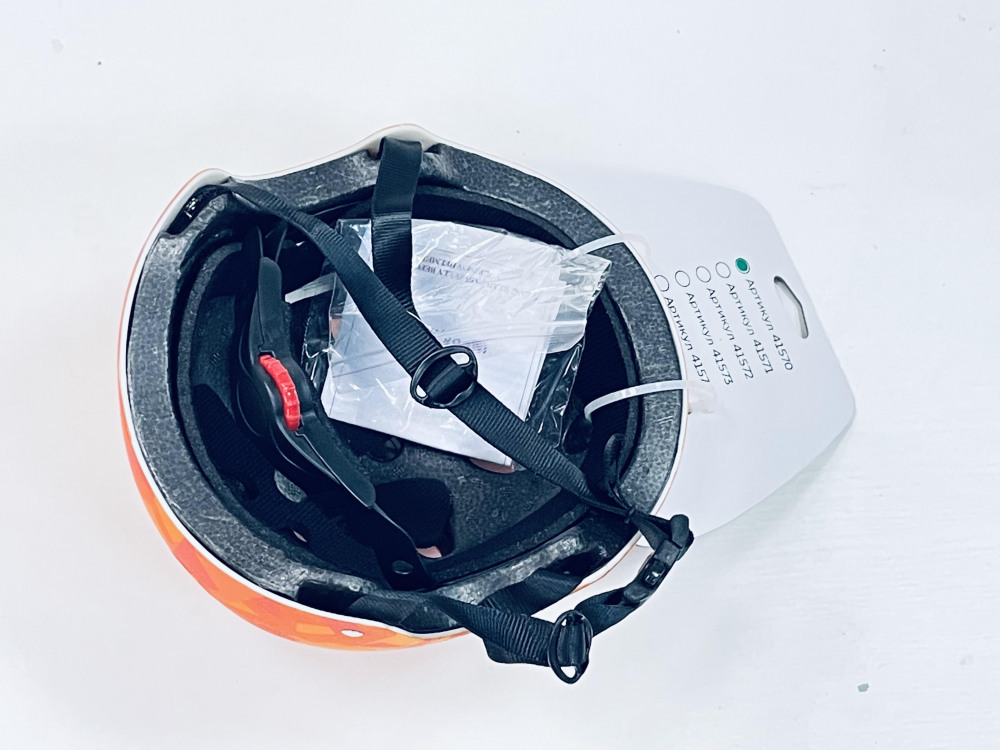 Шлем Lorak детский 41570 size S(53-55cm) Orange/Black, код 41570