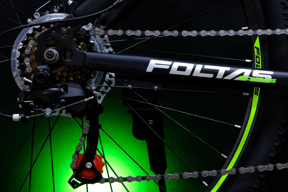 FOLTAS 27,5 - 17р Матовый Чёрный/Зелёный