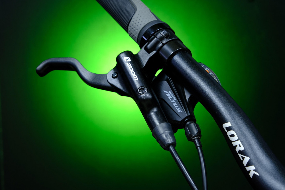 Lorak 7.0 Матовый Чёрный/Зелёный рама 21 (на рост 183-190)