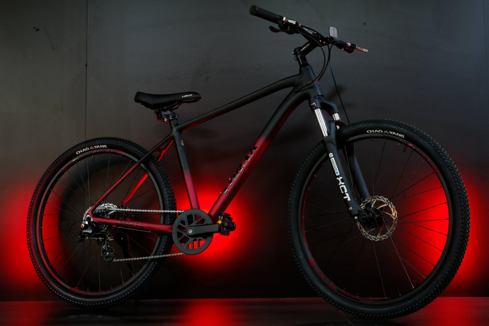 LORAK 2.0 8 sp Матовый Чёрный/Красный 21р (на рост 183-190)